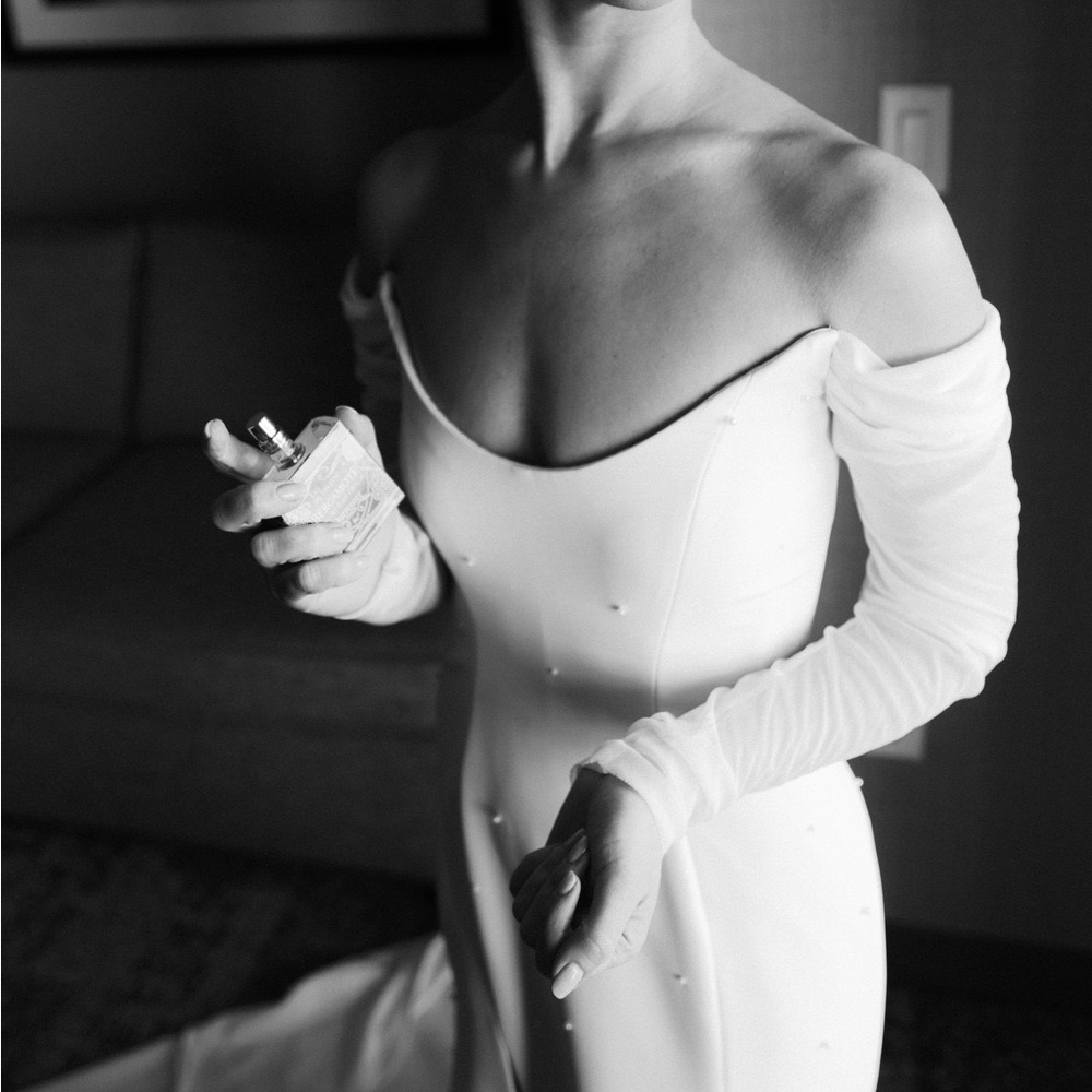 Sarah Seven ‘Bronte’ Gown